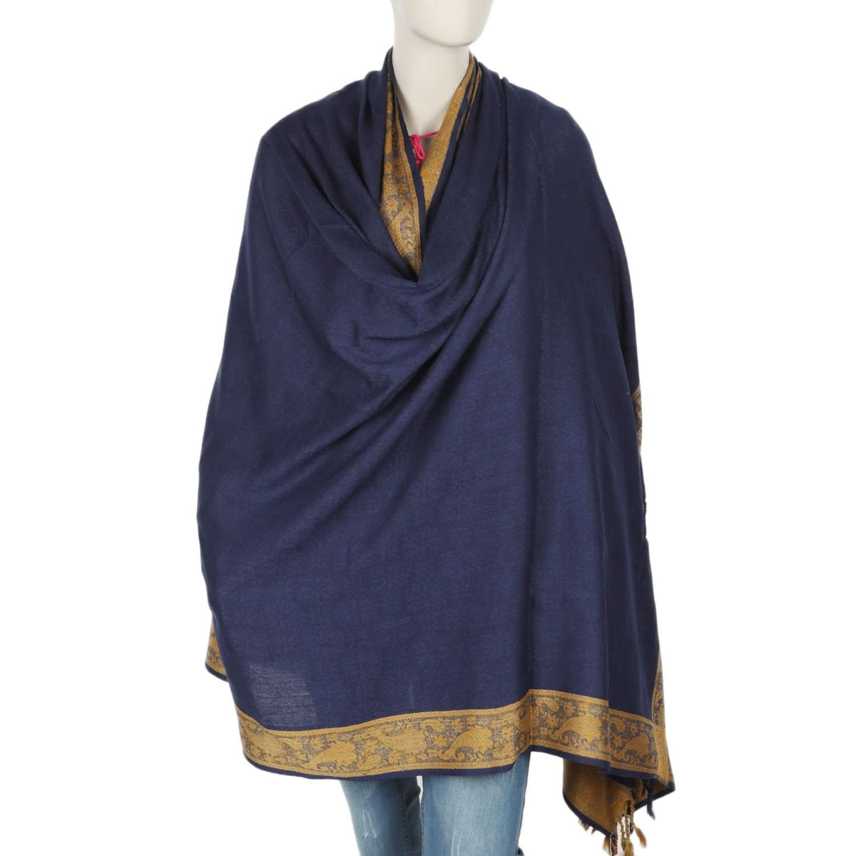 Women's Shawl - Dark Blue, Women Shawls & Scarves, Chase Value, Chase Value