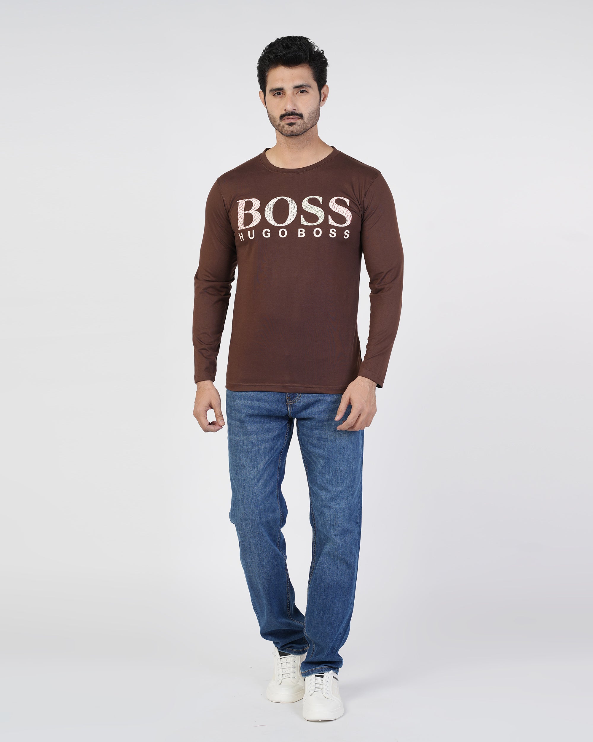 Men’s Printed Full Sleeves T-Shirt, Men's T-Shirts & Polos, Chase Value, Chase Value
