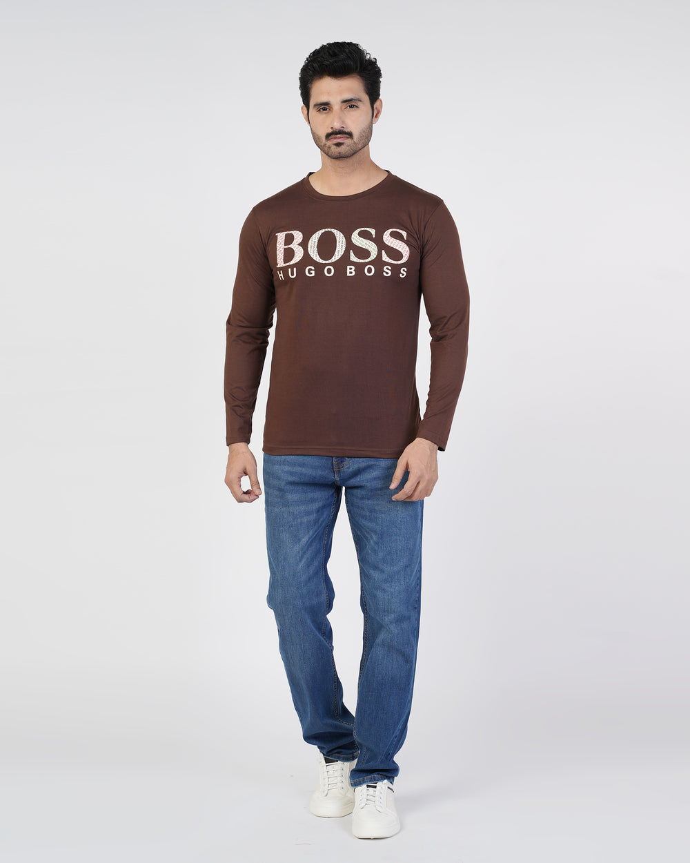 Men’s Printed Full Sleeves T-Shirt, Men's T-Shirts & Polos, Chase Value, Chase Value