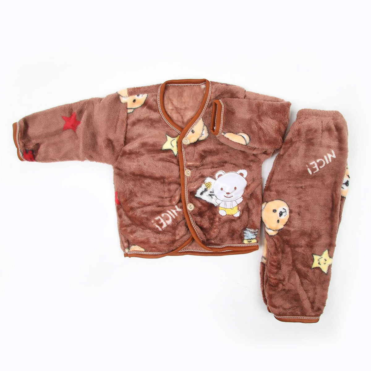 Newborn Boys Full Sleeves Suit - Dark Brown, Newborn Boys Sets & Suits, Chase Value, Chase Value