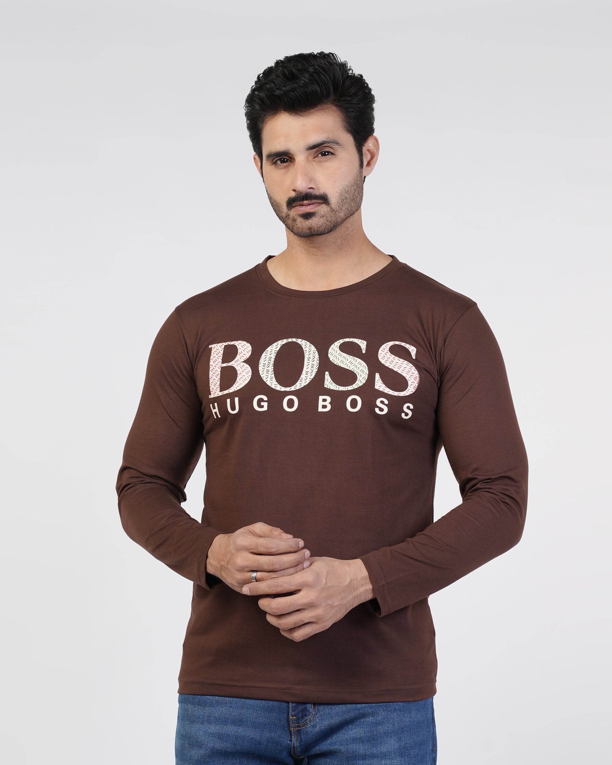 Men’s Printed Full Sleeves T-Shirt, Men's T-Shirts & Polos, Chase Value, Chase Value