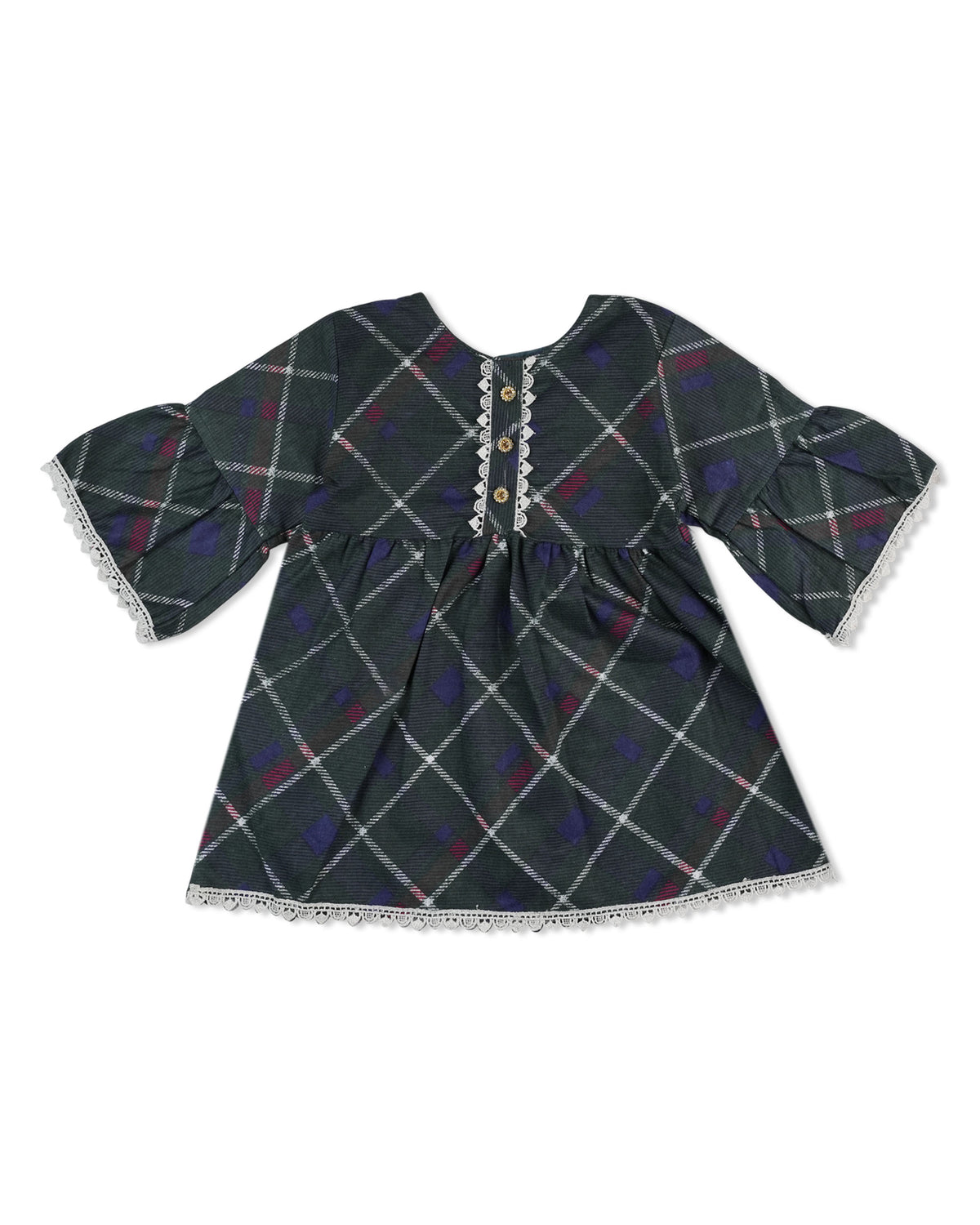 Girls Frock - Dark Green, Girls Frocks, Chase Value, Chase Value