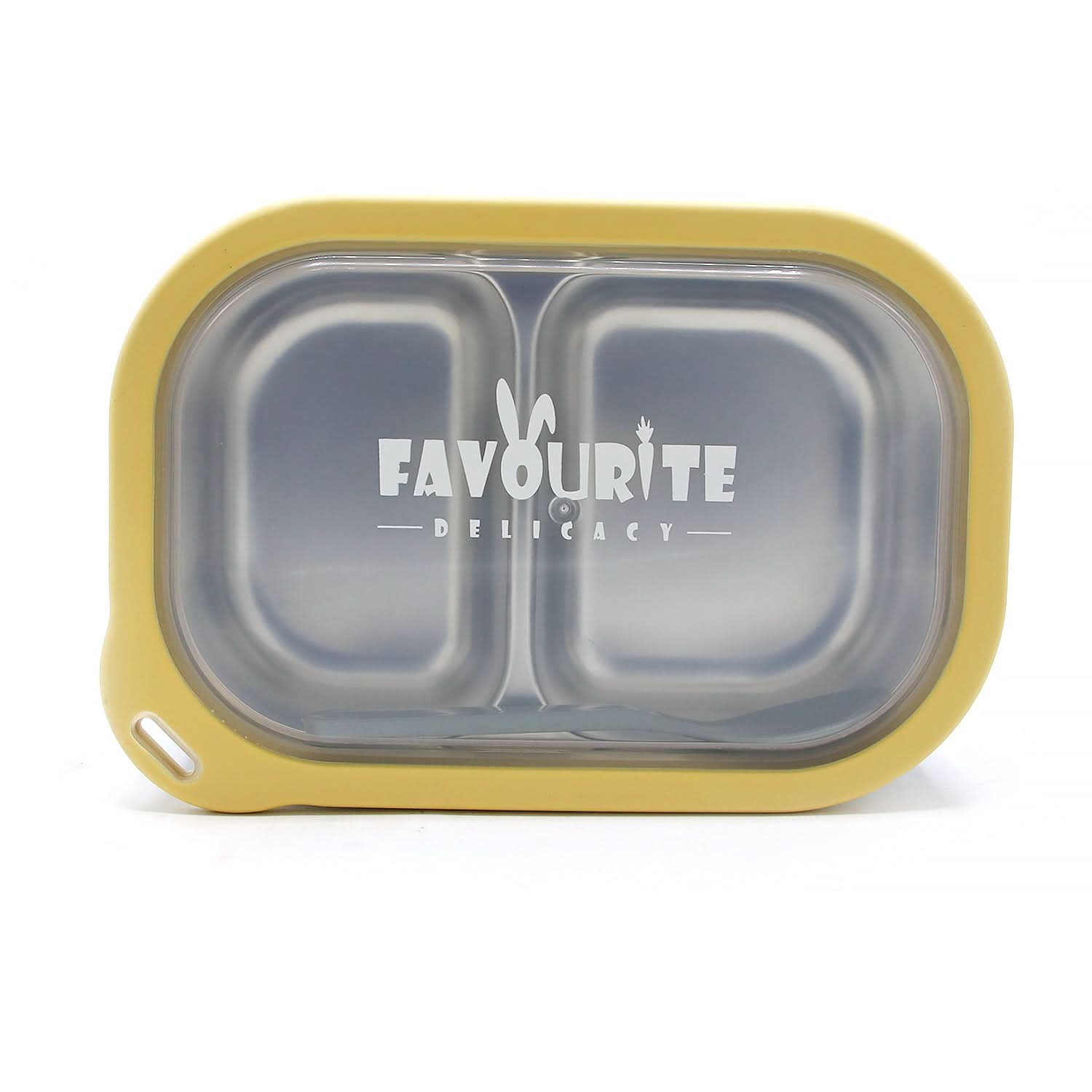 Lunch Box With Spoon - Dark Green, Tiffin Boxes & Bottles, Chase Value, Chase Value