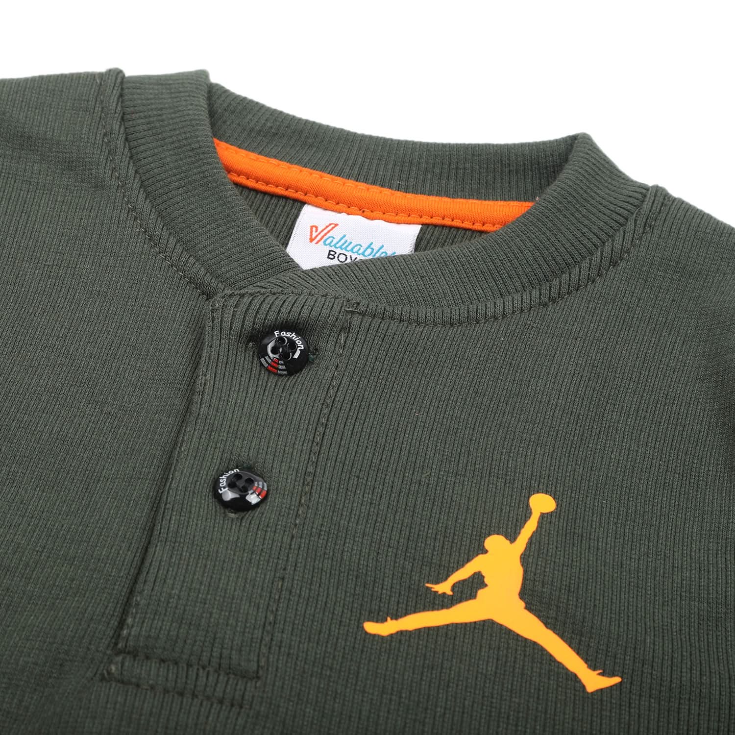 Boys Full Sleeves SweatShirt - Dark Green, Boys Hoodies & Sweat Shirts, Chase Value, Chase Value
