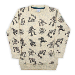 Boys Full Sleeves SweatShirt - Fawn