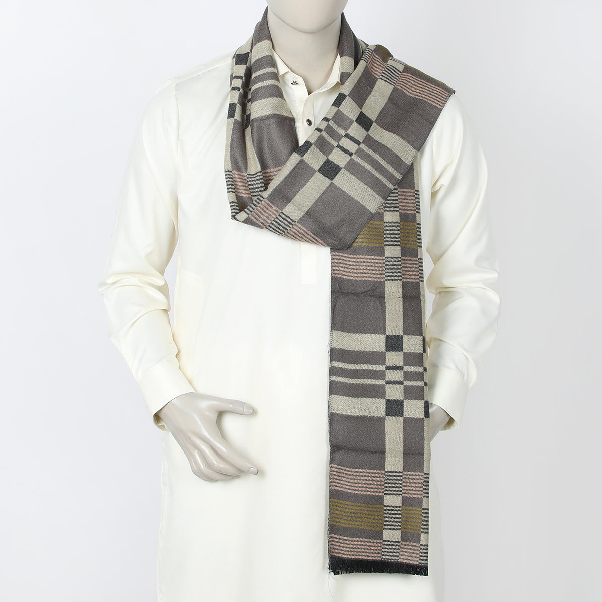 Men's Muffler - Fawn, Men's Shawls & Mufflers, Chase Value, Chase Value