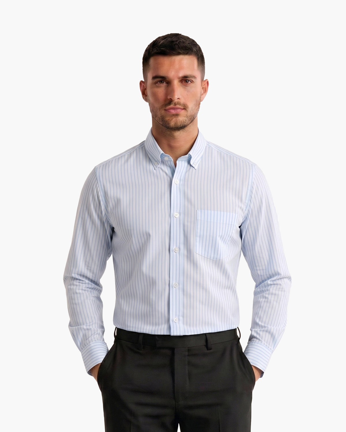 Eminent Men's Formal Stripe Shirt