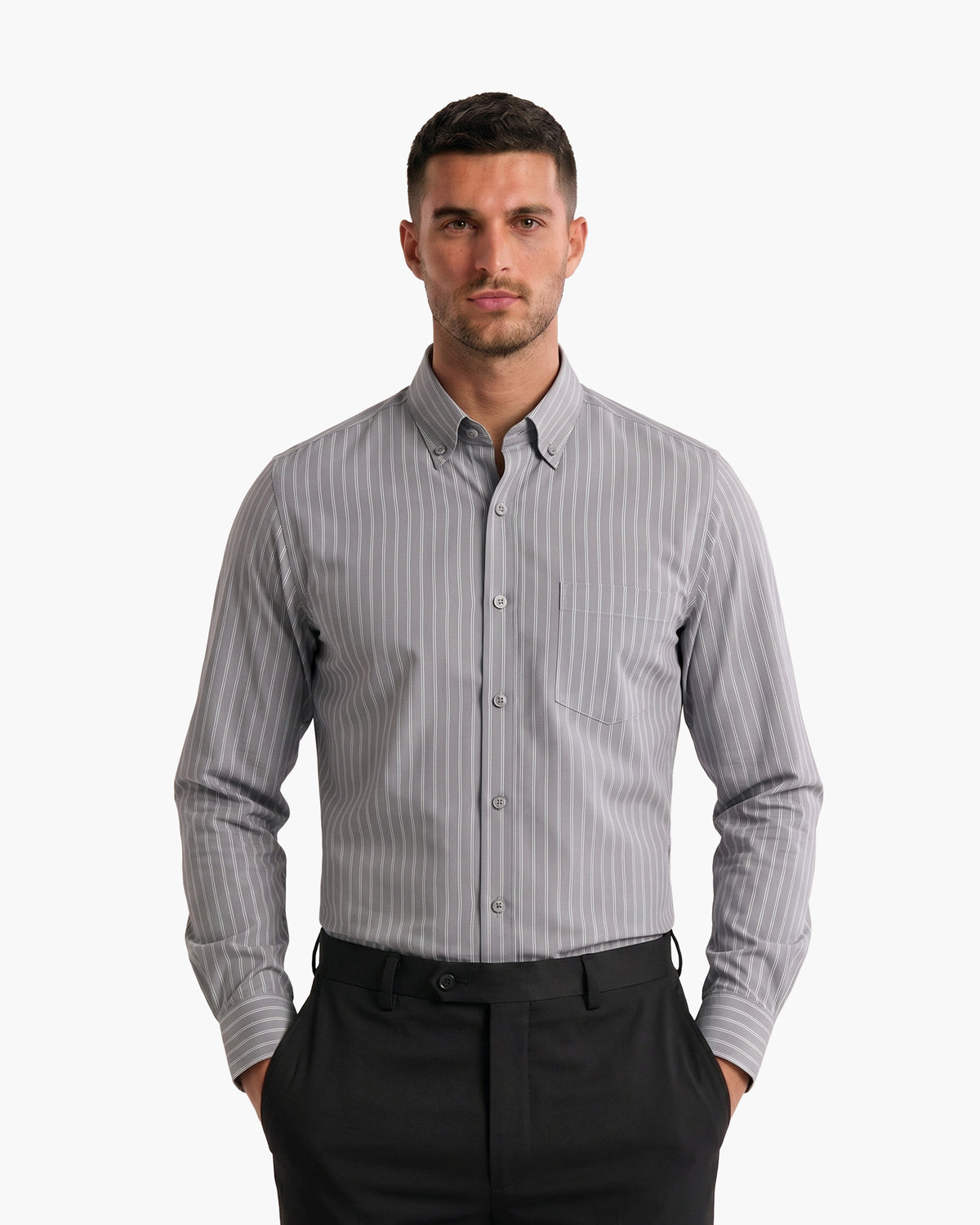 Eminent Men's Formal Stripe Shirt