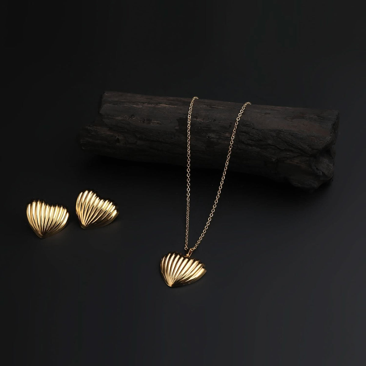 Women's Locket Set - Golden, Women Chains & Lockets, Chase Value, Chase Value