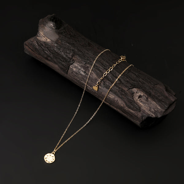 Women's Chain With Locket - Golden