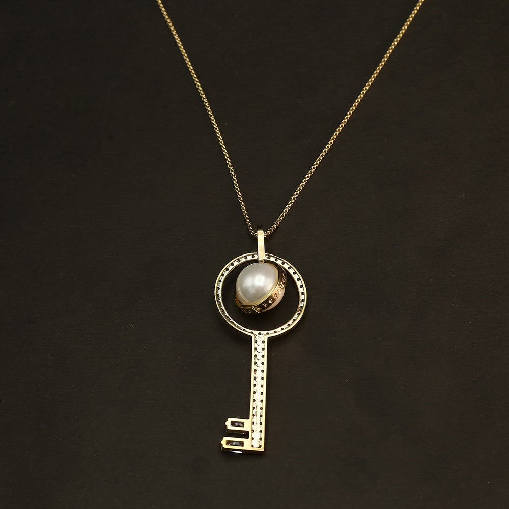 Women's Chain Mala - Golden, Women Chains & Lockets, Chase Value, Chase Value