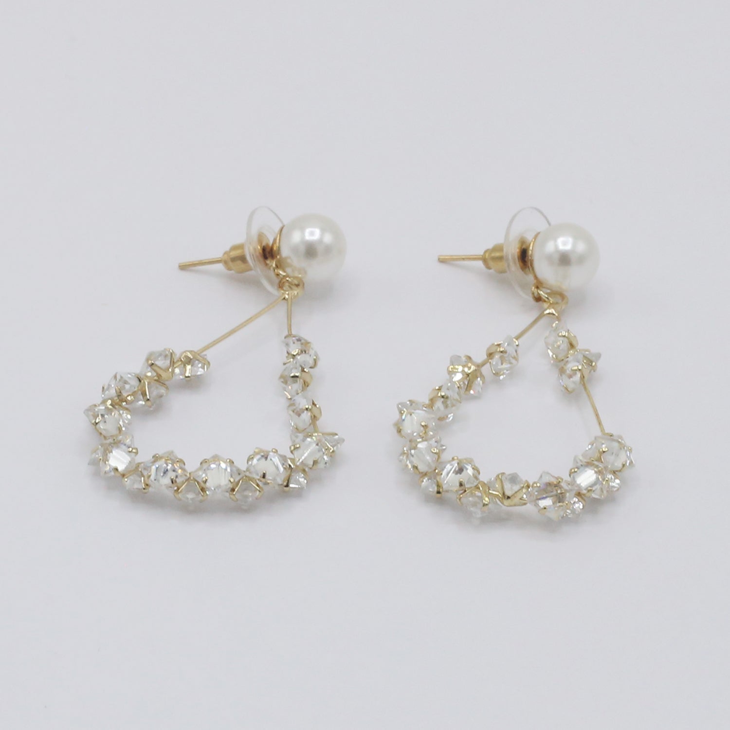 Women's Stone Earing - Golden, Women Earrings & Tops, Chase Value, Chase Value