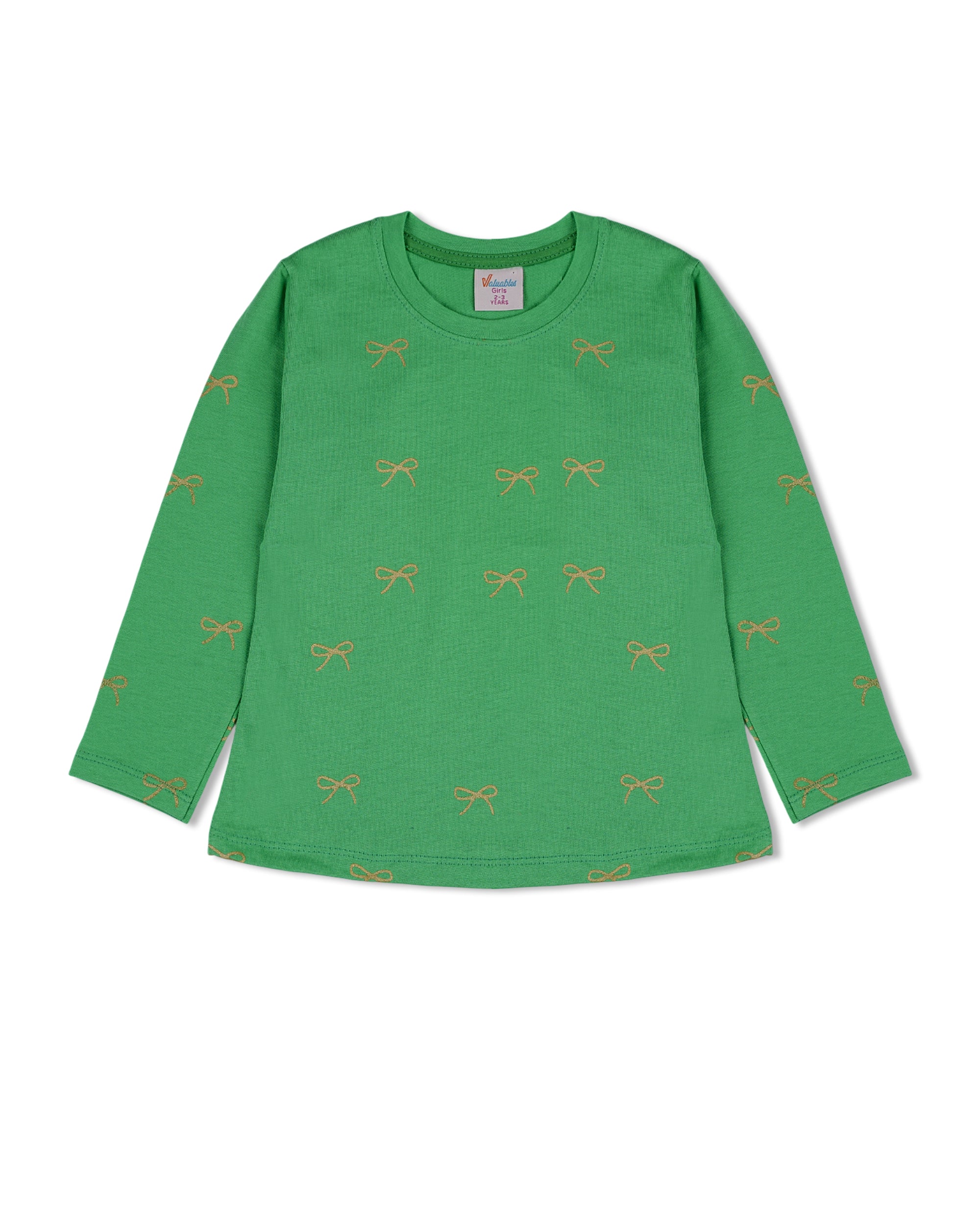 Valuables Girls Full Sleeves T-Shirt, Girls T-Shirts, Chase Value, Chase Value