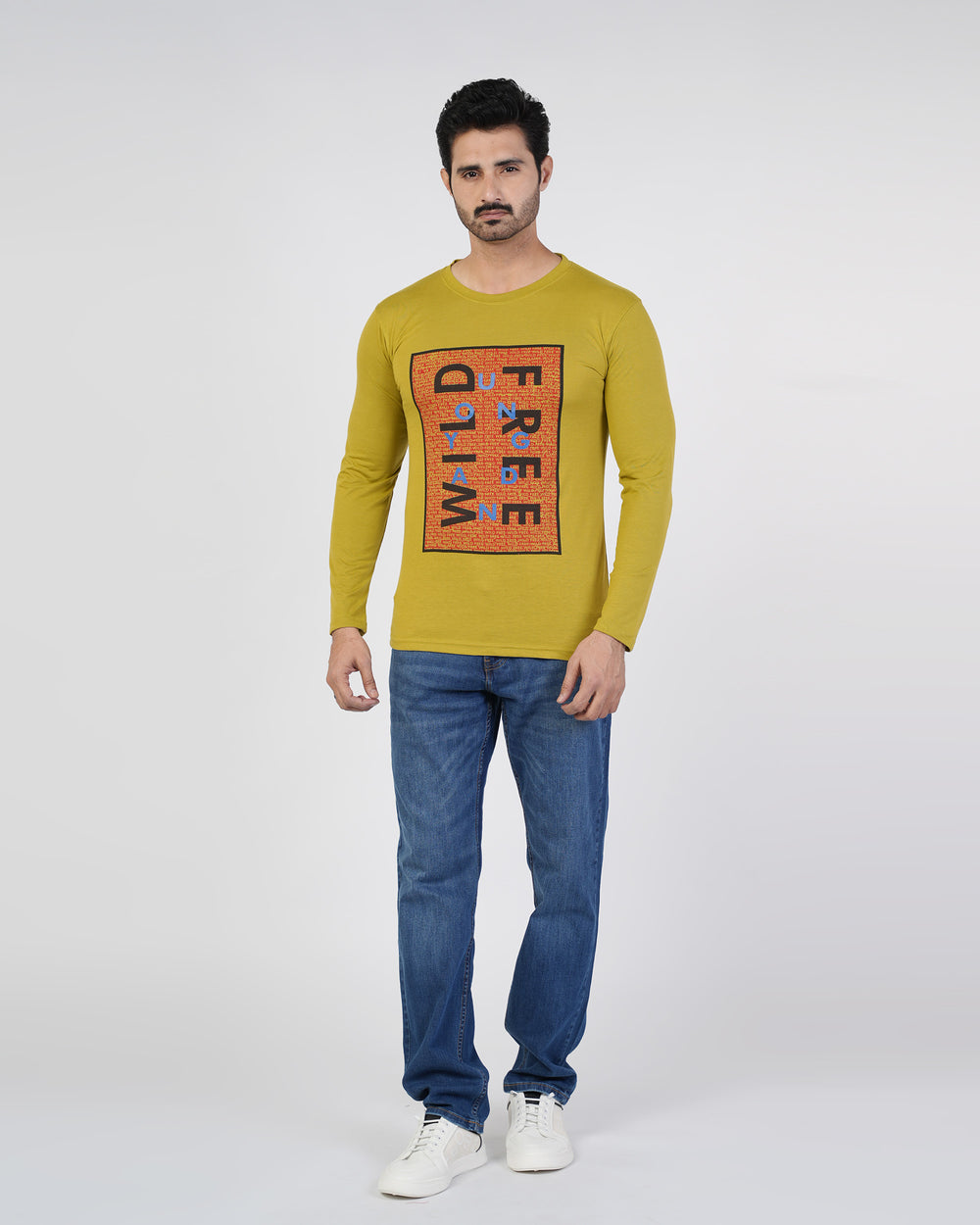 Men’s Printed Full Sleeves T-Shirt, Men's T-Shirts & Polos, Chase Value, Chase Value