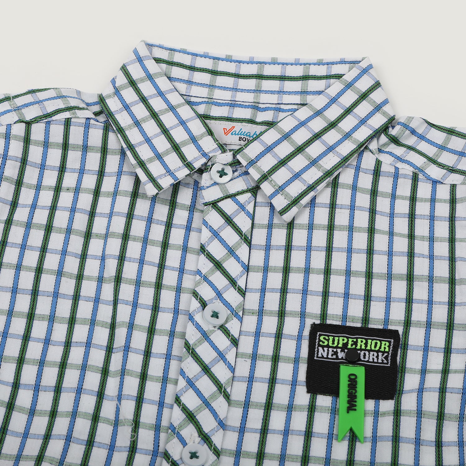 Boys Half Sleeves Causal Shirt - Green, Boys Shirts, Chase Value, Chase Value