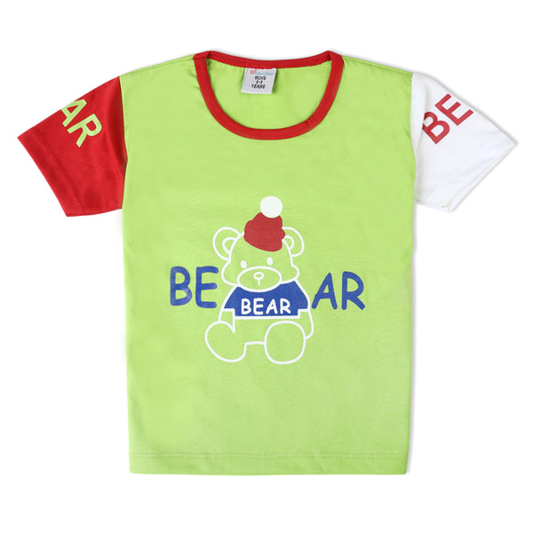 Valuable Boys Half Sleeves Suit - Green