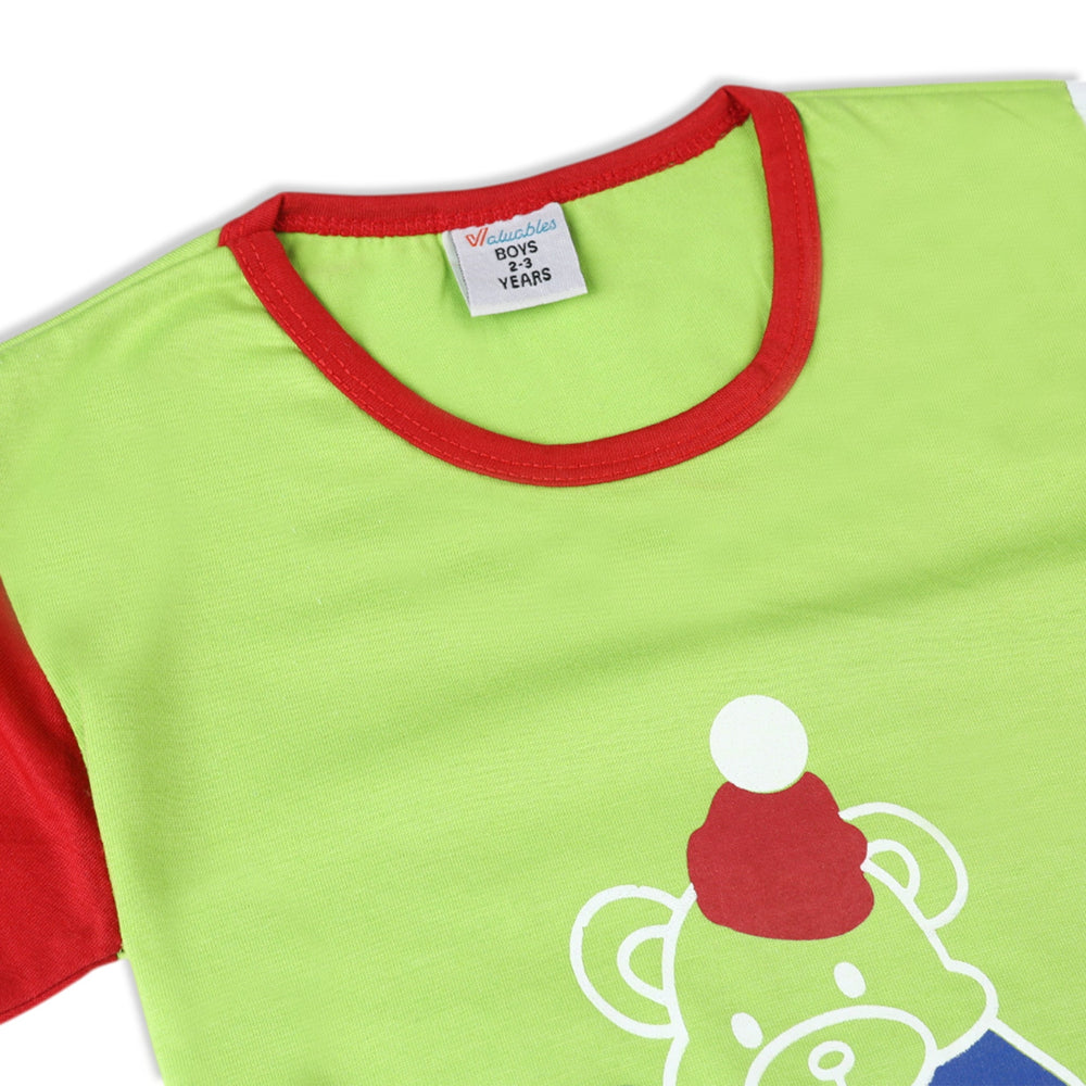 Valuable Boys Half Sleeves Suit - Green, Boys Sets & Suits, Chase Value, Chase Value