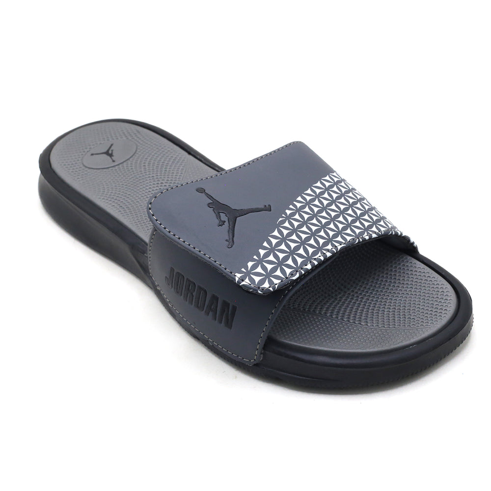 Men's Slider - Grey & Black, Men's Slippers, Chase Value, Chase Value