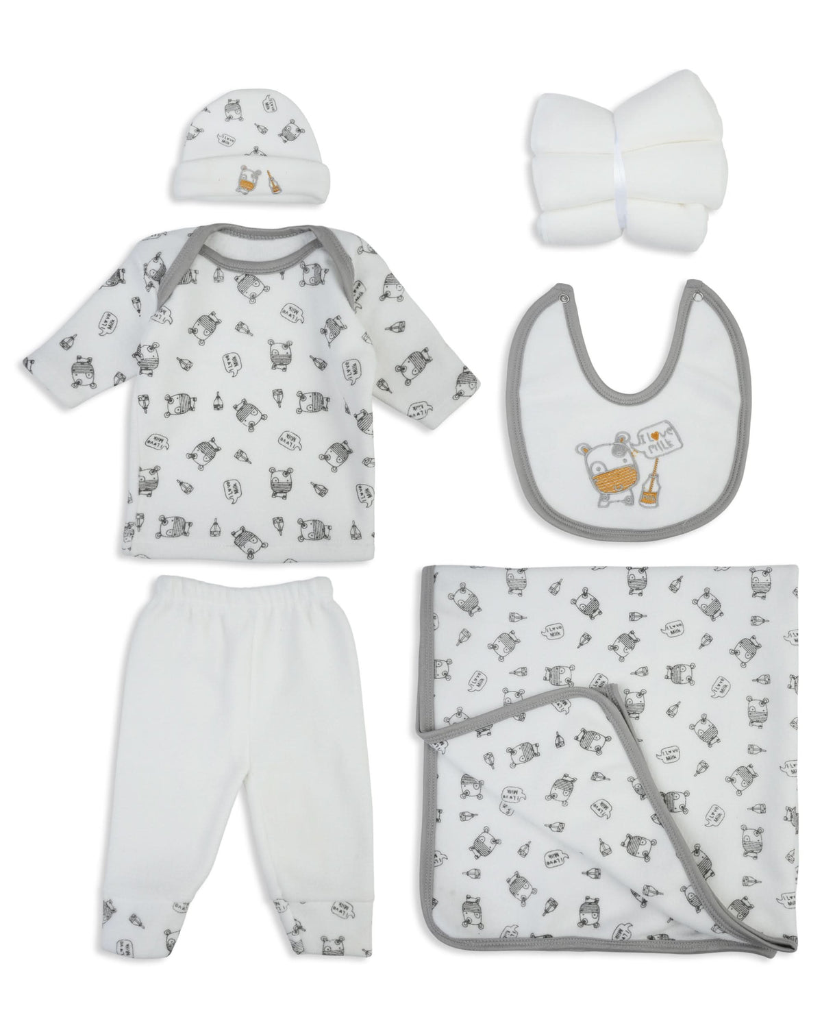 Newborn 9-Piece Hanger Set – Milk, Newborn Gift Set, Chase Value, Chase Value
