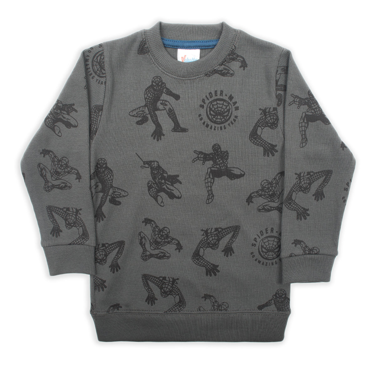 Boys Full Sleeves SweatShirt - Grey, Boys Hoodies & Sweat Shirts, Chase Value, Chase Value
