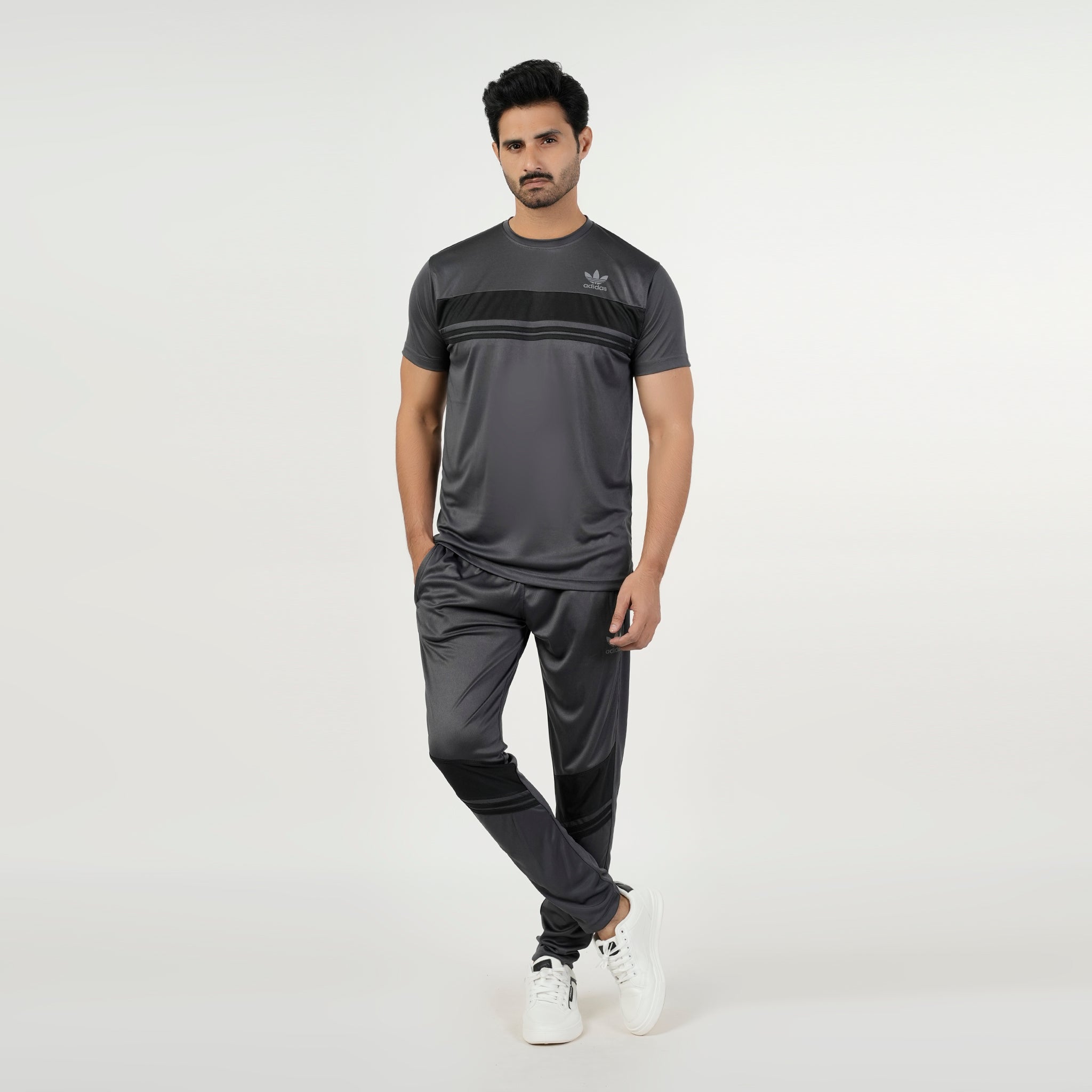 Men's T-Shirt With Trouser Track Suit, Men's Track Suits, Chase Value, Chase Value