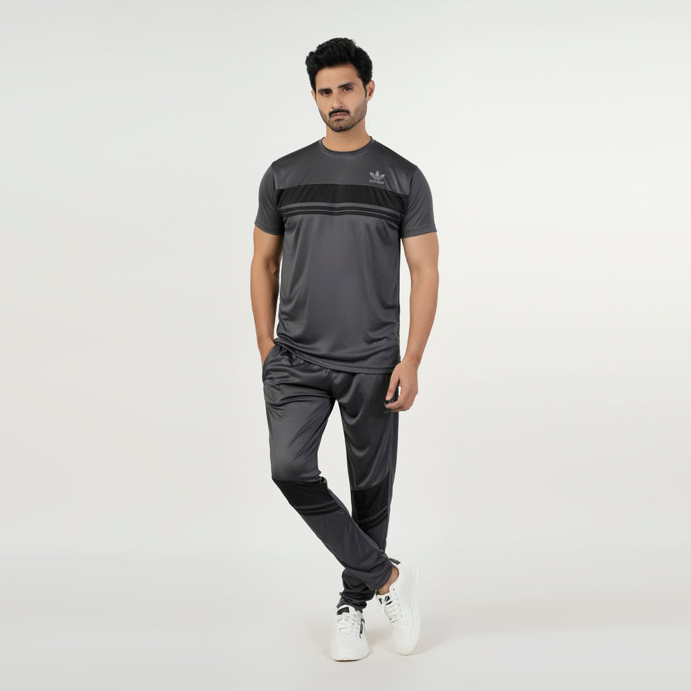 Men's T-Shirt With Trouser Track Suit, Men's Track Suits, Chase Value, Chase Value
