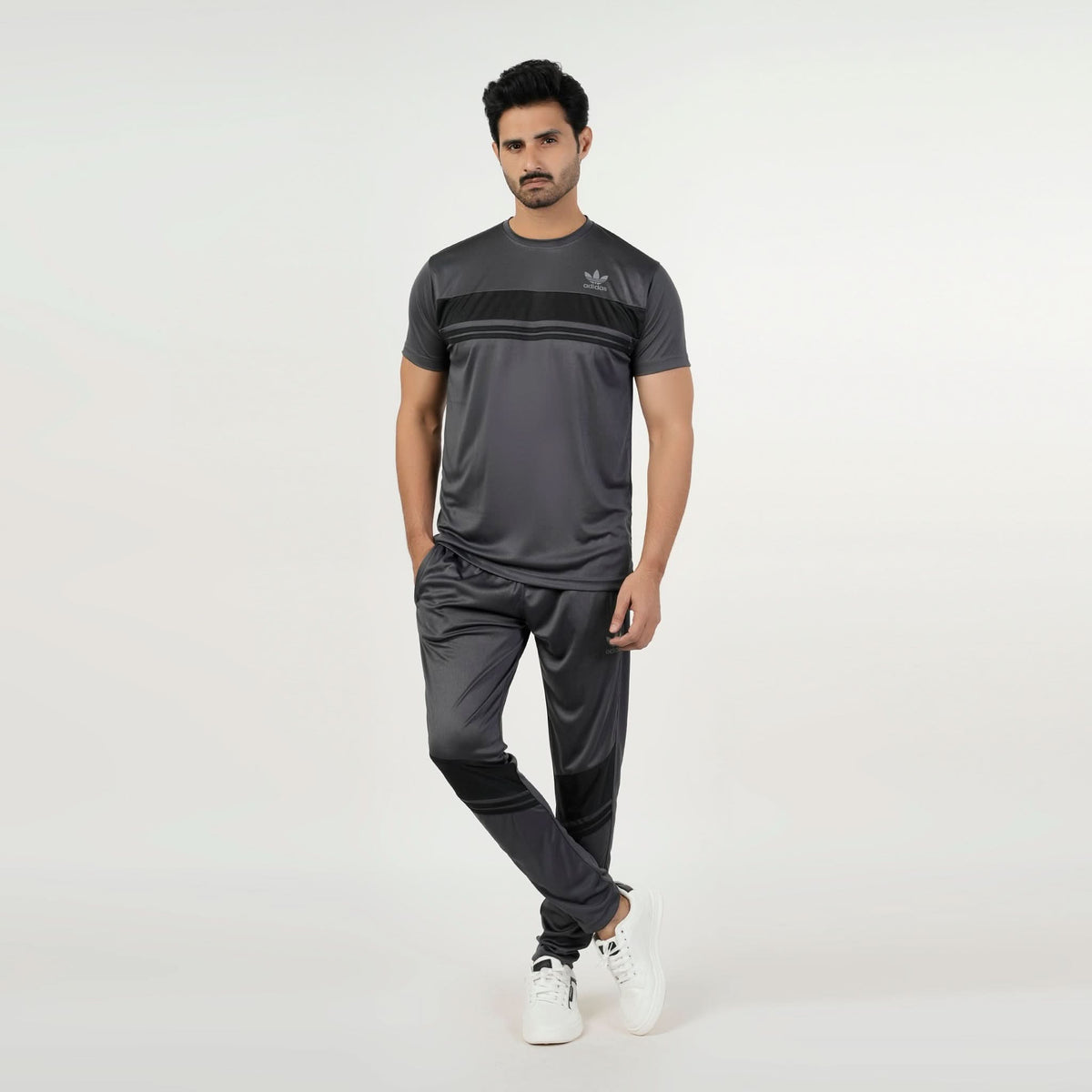 Men's T-Shirt With Trouser Track Suit, Men's Track Suits, Chase Value, Chase Value