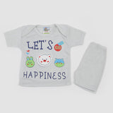 Newborn Boys Half Sleeves Suit - Grey, Newborn Boys Sets & Suits, Chase Value, Chase Value