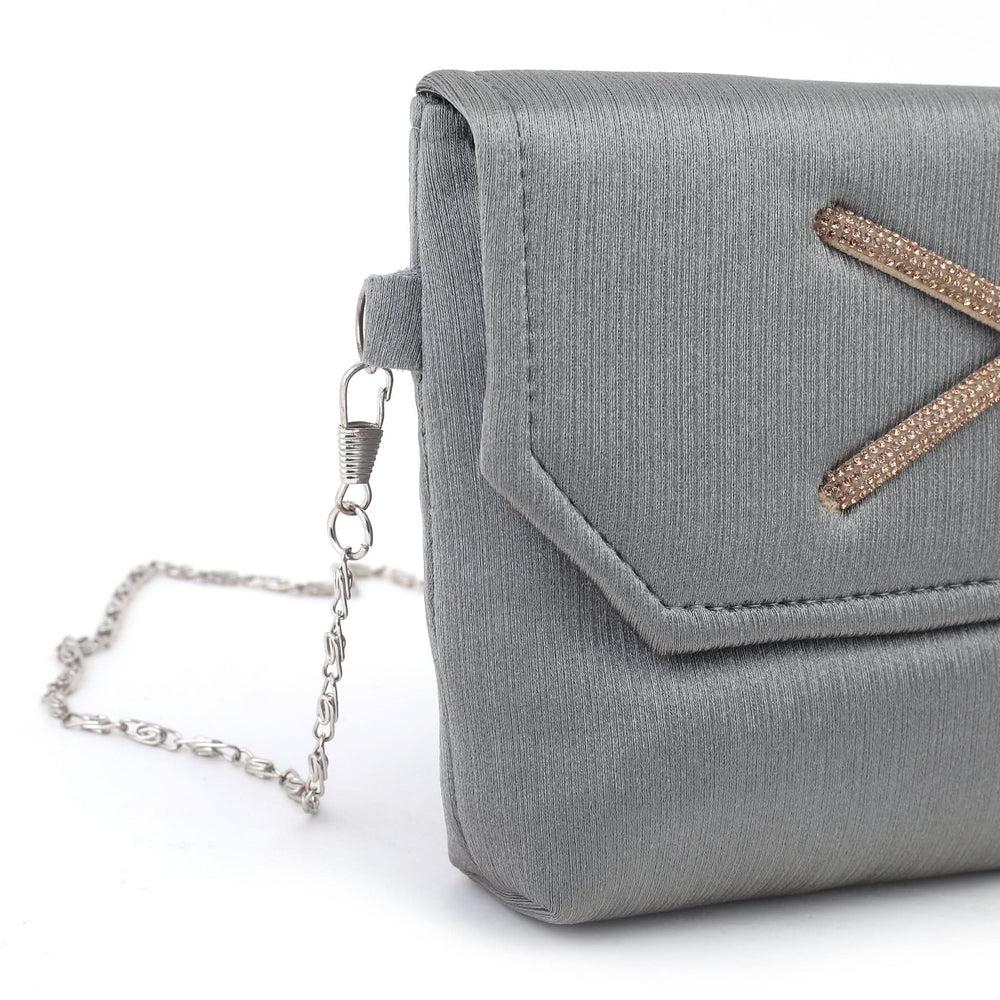Women's Clutch - Grey, Women Clutches, Chase Value, Chase Value