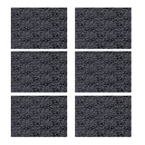 6Pcs Plastic Table Placemats 30*45Cm - Grey, Table Mat & Cover, Chase Value, Chase Value