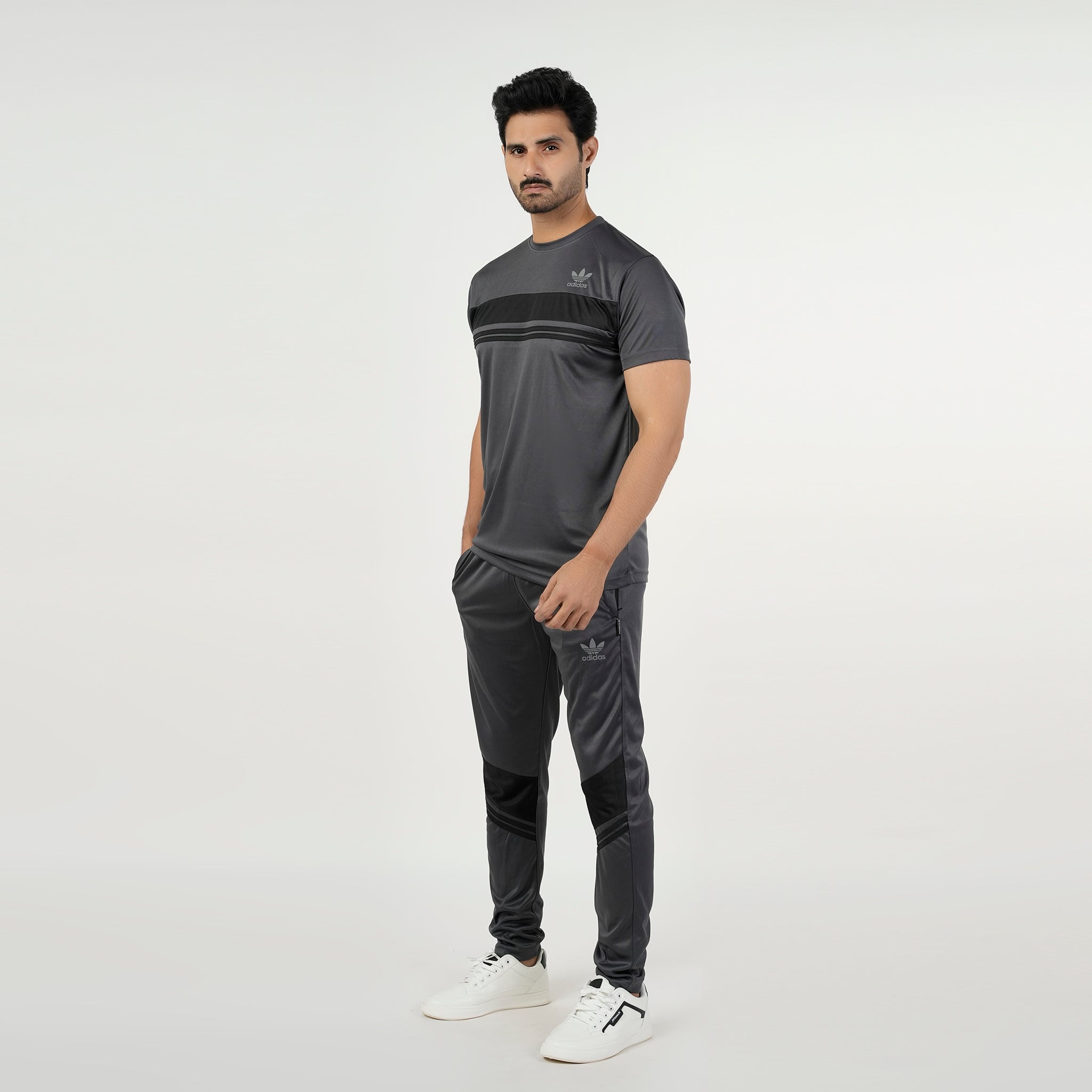 Men's T-Shirt With Trouser Track Suit, Men's Track Suits, Chase Value, Chase Value