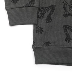 Boys Full Sleeves SweatShirt - Grey