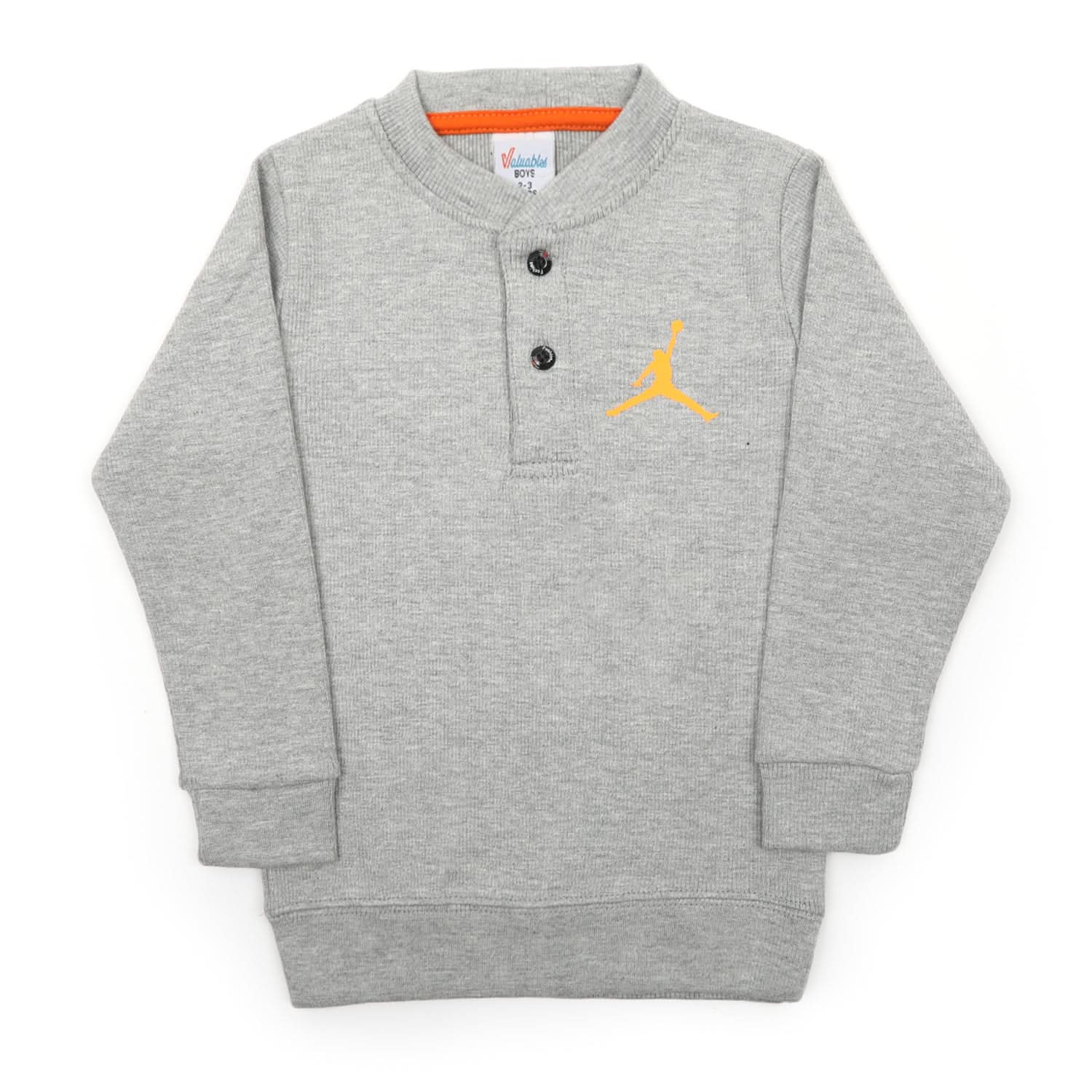 Boys Full Sleeves SweatShirt - Ash Grey, Boys Hoodies & Sweat Shirts, Chase Value, Chase Value
