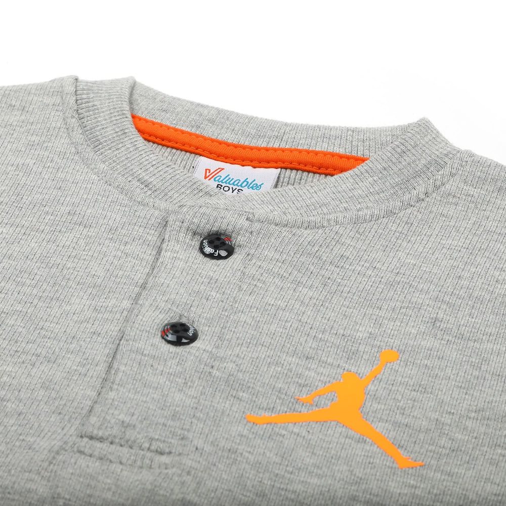 Boys Full Sleeves SweatShirt - Ash Grey, Boys Hoodies & Sweat Shirts, Chase Value, Chase Value