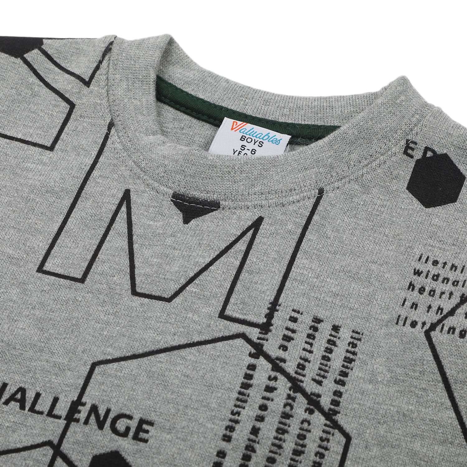 Boys Full Sleeves SweatShirt - Ash Grey, Boys Hoodies & Sweat Shirts, Chase Value, Chase Value