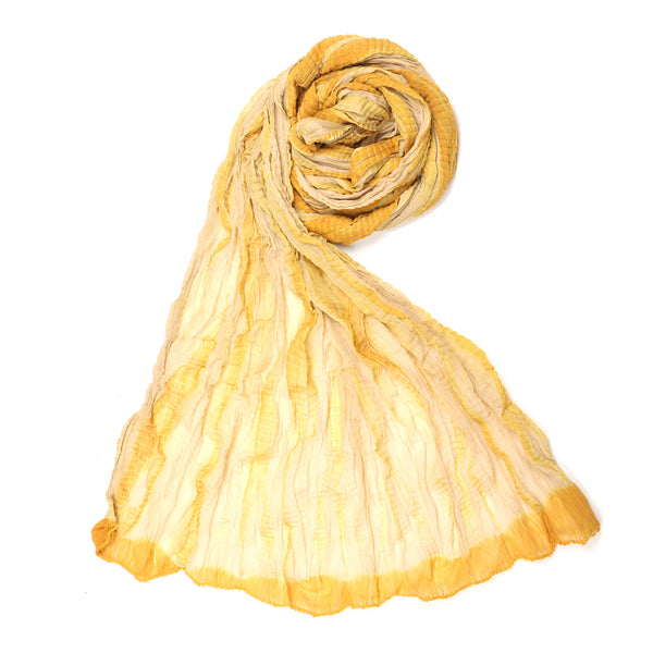 Women's Chiffon Tie & Day Dupatta - Khaki
