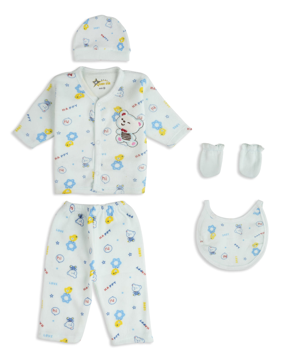 Newborn 5-Piece Set – Emb, Newborn Gift Set, Chase Value, Chase Value