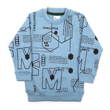Boys Full Sleeves SweatShirt - Light Blue, Boys Hoodies & Sweat Shirts, Chase Value, Chase Value