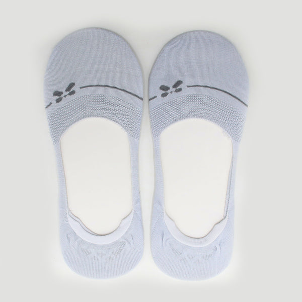 Women's 2Pc Loafer Socks - Light Blue