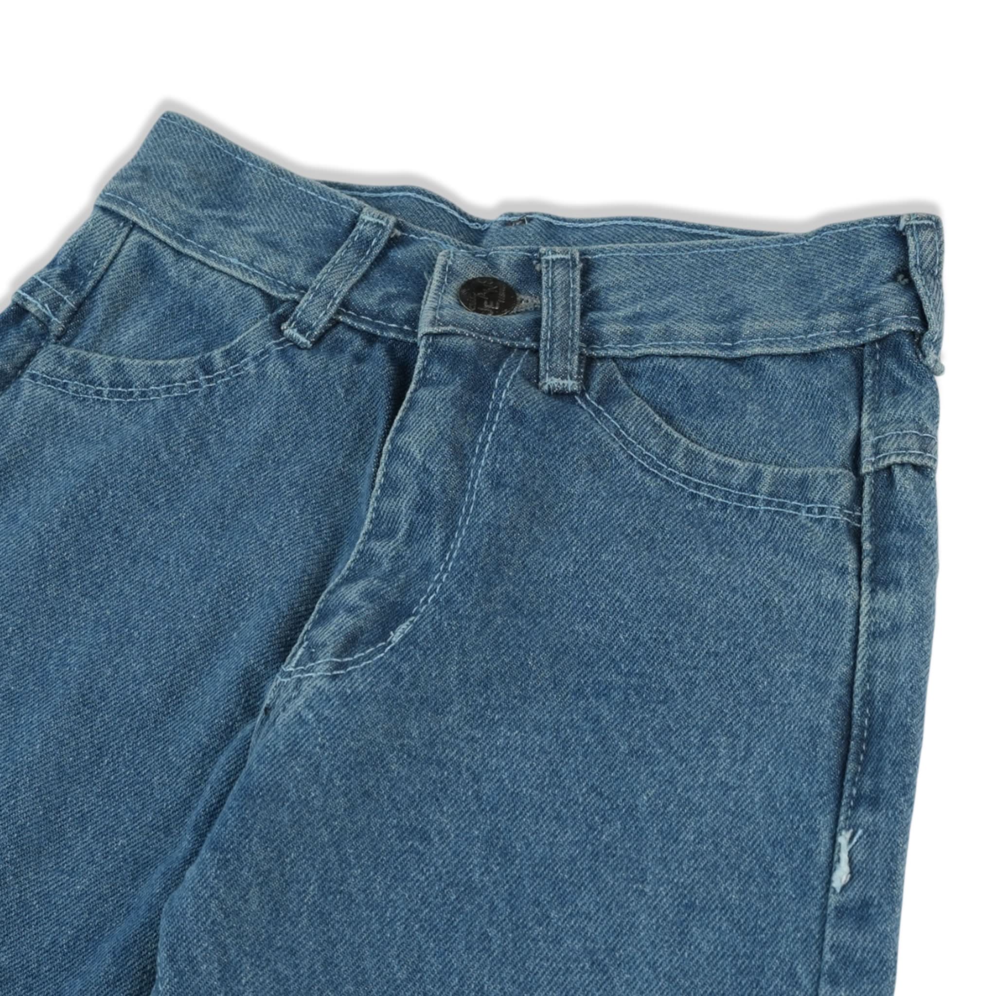 Girls Denim Pant - Light Blue, Girls Pants & Capri, Chase Value, Chase Value