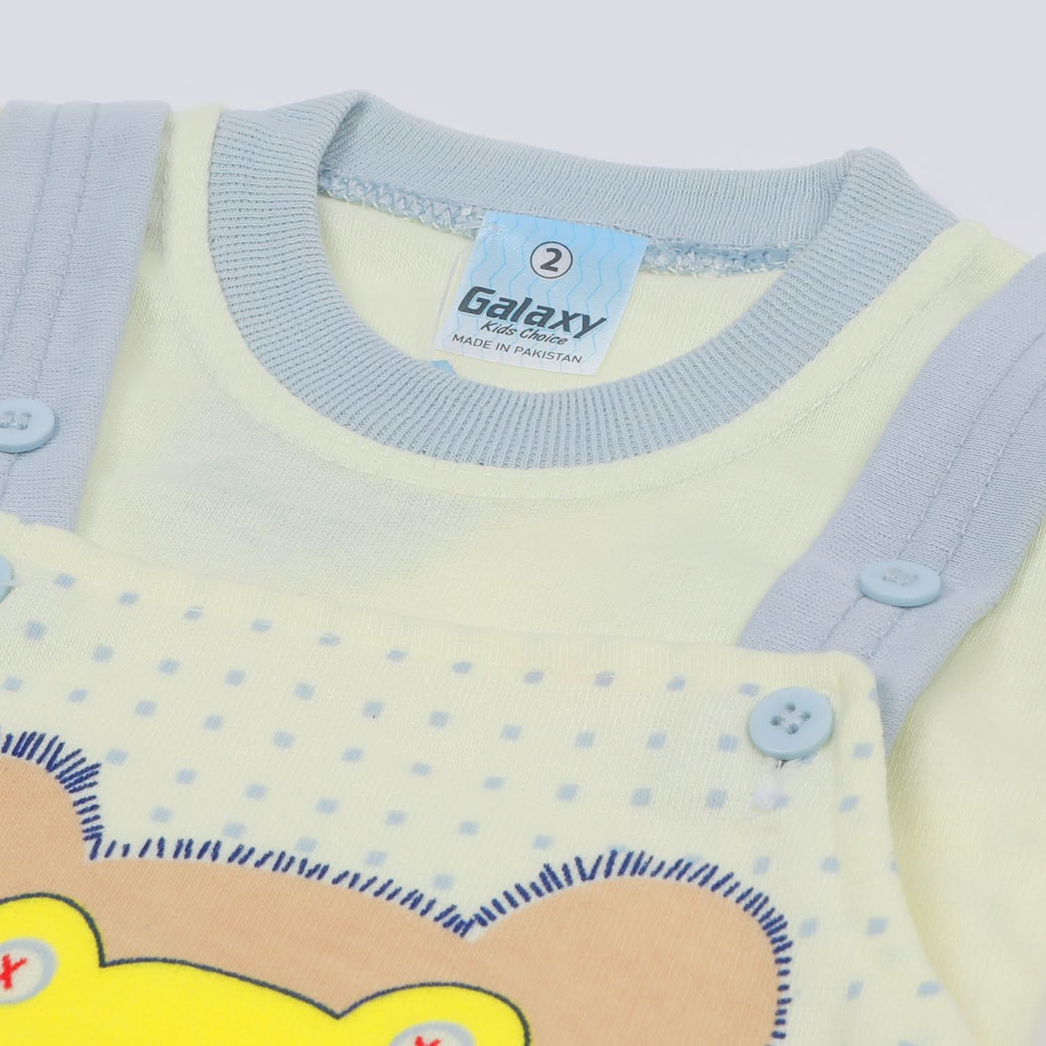 Newborn Boys Half Sleeves Romper - Light Blue, Newborn Boys Rompers, Chase Value, Chase Value