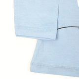Girls Full Sleeves T-Shirt - Light Blue, Girls T-Shirts, Chase Value, Chase Value