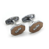 Cufflinks For Men - Light Brown, Men's Cufflinks, Chase Value, Chase Value
