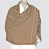 Men's Shawl - Light Brown, Men's Shawls & Mufflers, Chase Value, Chase Value