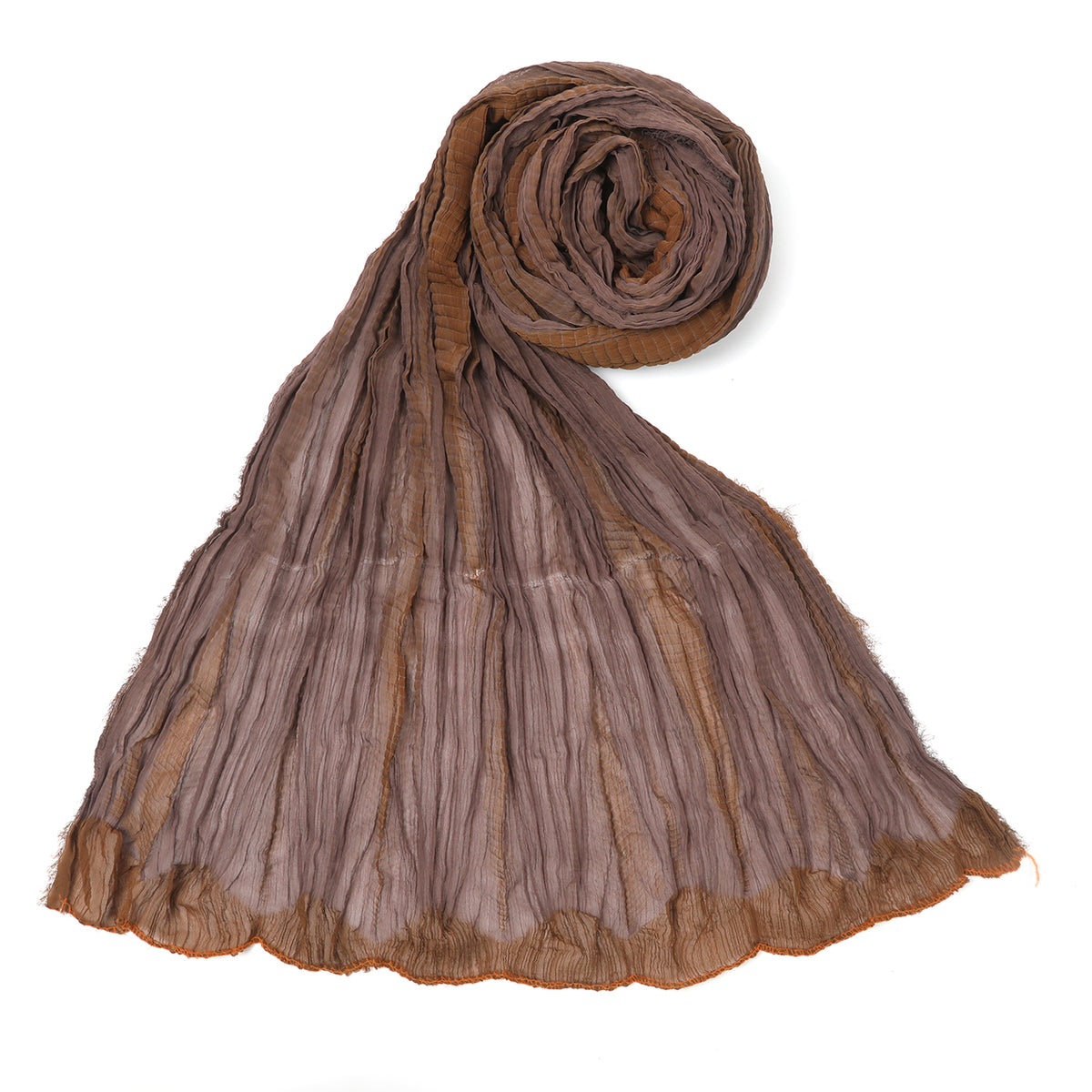 Women's Chiffon Tie & Day Dupatta - Light Brown, Women Dupatta, Chase Value, Chase Value