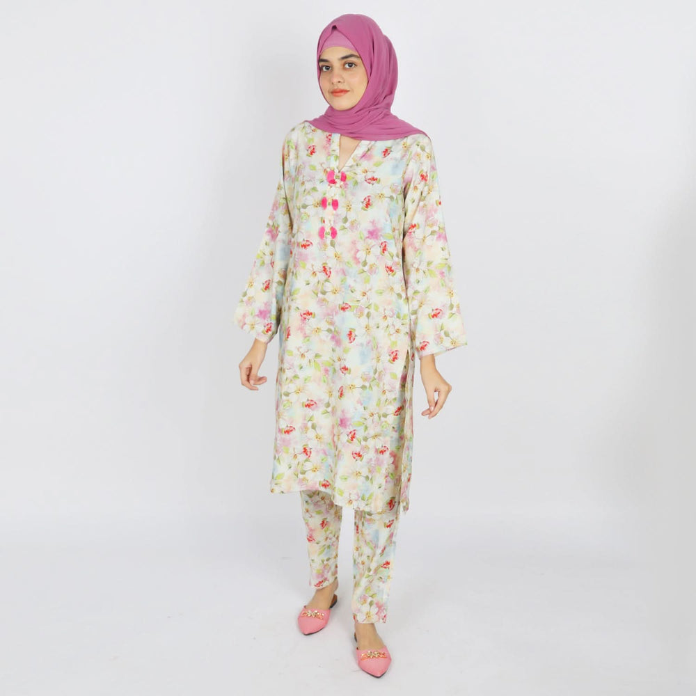Women's Linen Co-Ord Set - Light Fawn, Women Co-Ord Set, Chase Value, Chase Value