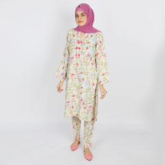 Women's Linen Co-Ord Set - Light Fawn