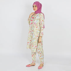 Women's Linen Co-Ord Set - Light Fawn