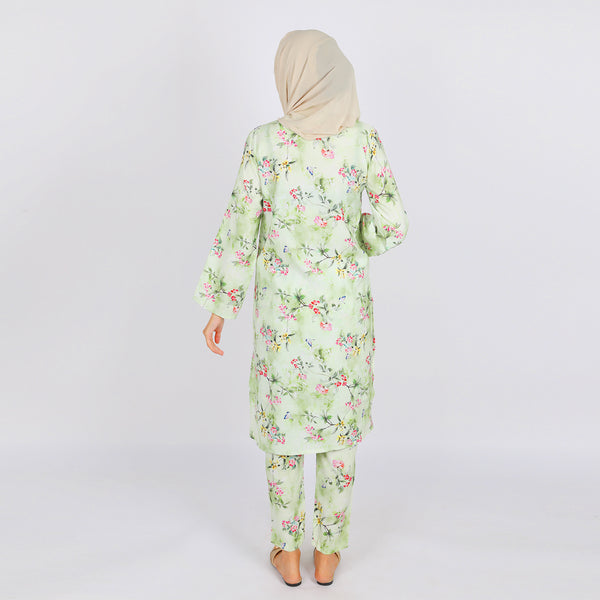 Women's Linen Co-Ord Set - Light Green