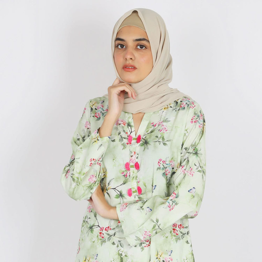Women's Linen Co-Ord Set - Light Green, Women Co-Ord Set, Chase Value, Chase Value